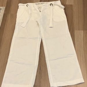 Motor casual pants very nice 55% linen 45% cotton